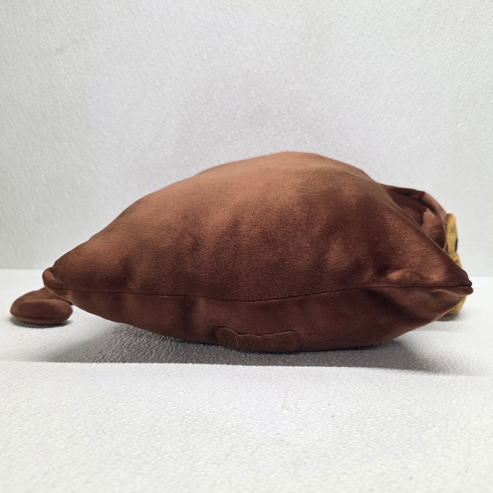 Pier 1 Imports Pillow Pet Brown Monkey Velour Plush Pillow - Picture 4 of 16